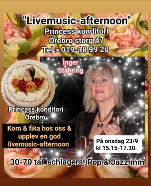Affisch: Inger Stähring, 23 september