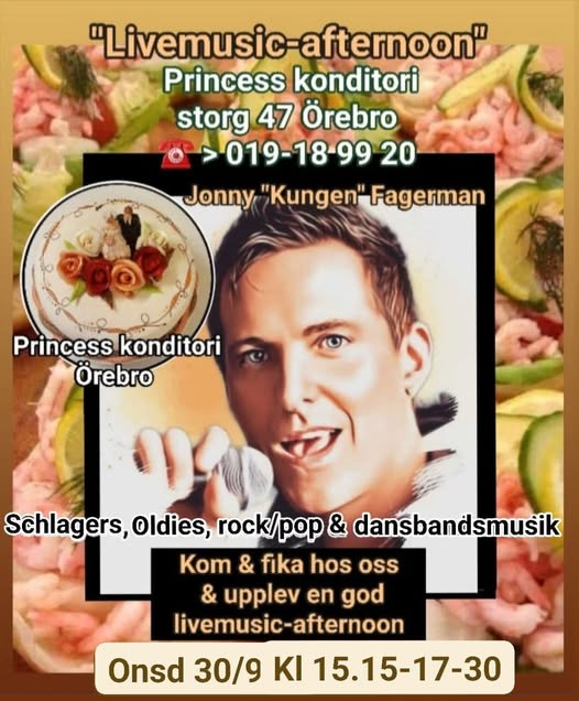 Affisch: Jonny Fagerman, 30 september