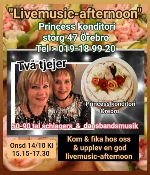 Affisch: Två tjejer, 14 oktober