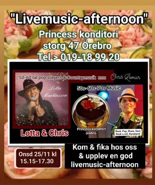 Affisch: Lotta & Chris, 25 november