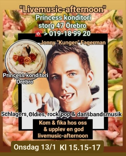 Affisch: Jonny Fagerman, 13 januari