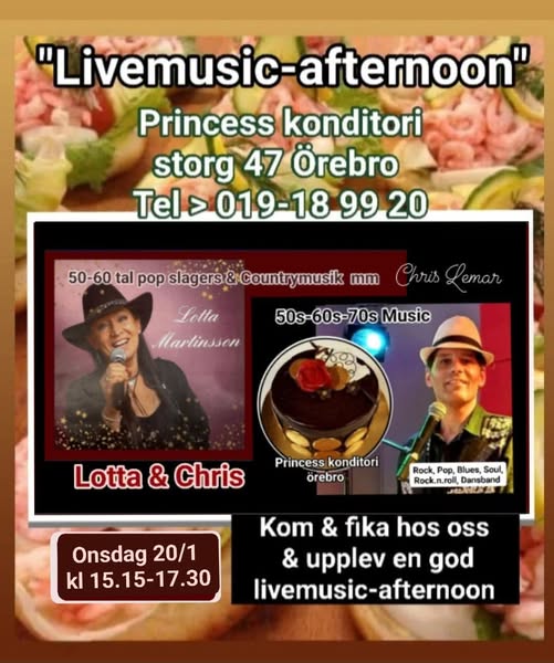 Affisch för Livemusic Afternoon 18
